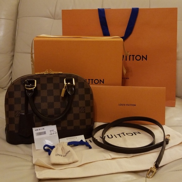 lv alma bb damier ebene